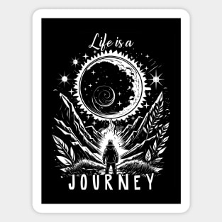 Life is a Journey Bk Magnet